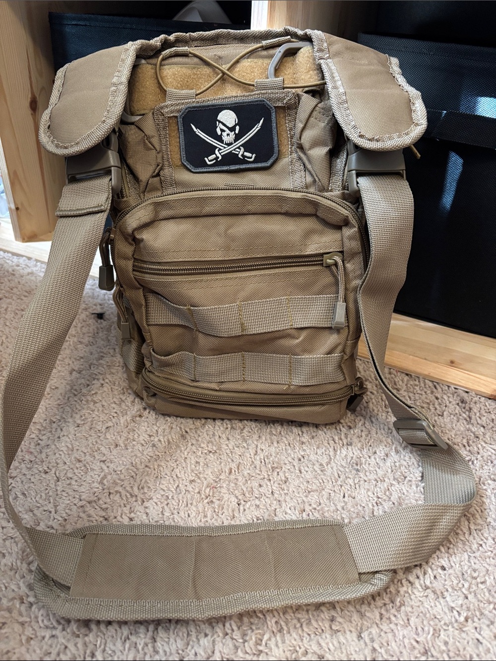 Tactical Sling Bag - Coyote Brown